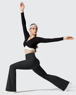 G4Free - Barefeel Fleece Lined High Waist Flare Yoga Leggings -GF25A703AA-S-GF25A704AA-S-GF25A705AA-S-GF25A703AB-M-GF25A704AB-M