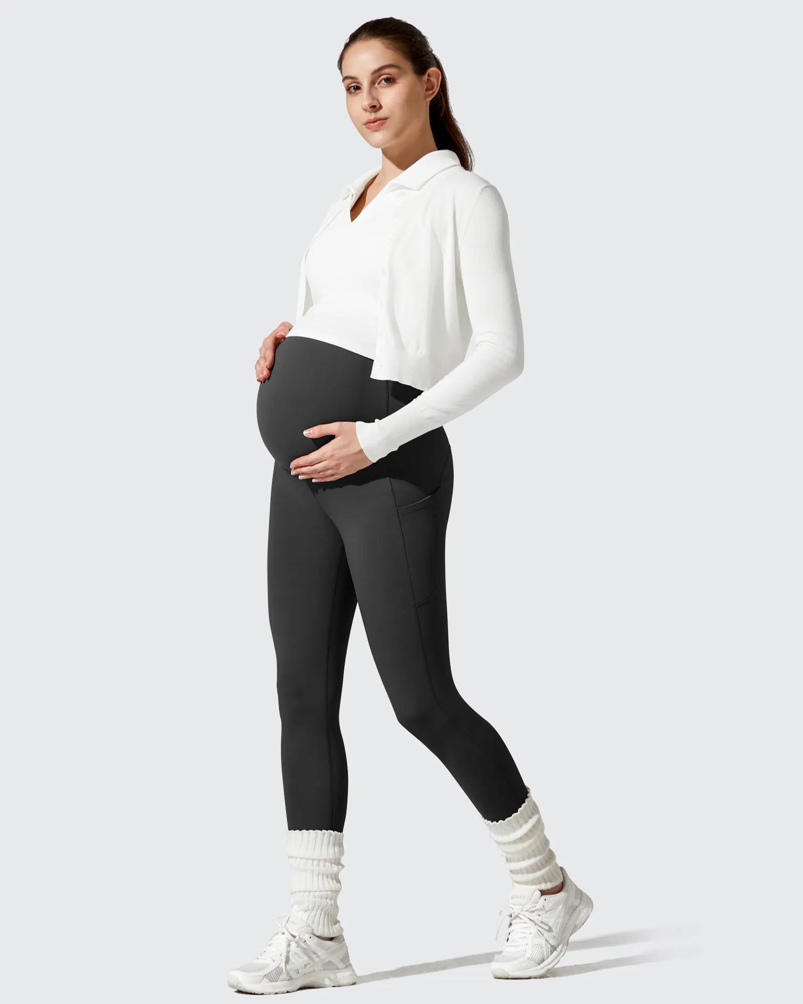 G4Free - Barefeel Fleece Lined Maternity Leggings -GF25AY634AA-S-GF25AY635AA-S-GF25AY636AA-S-GF25AY634AB-M-GF25AY635AB-M
