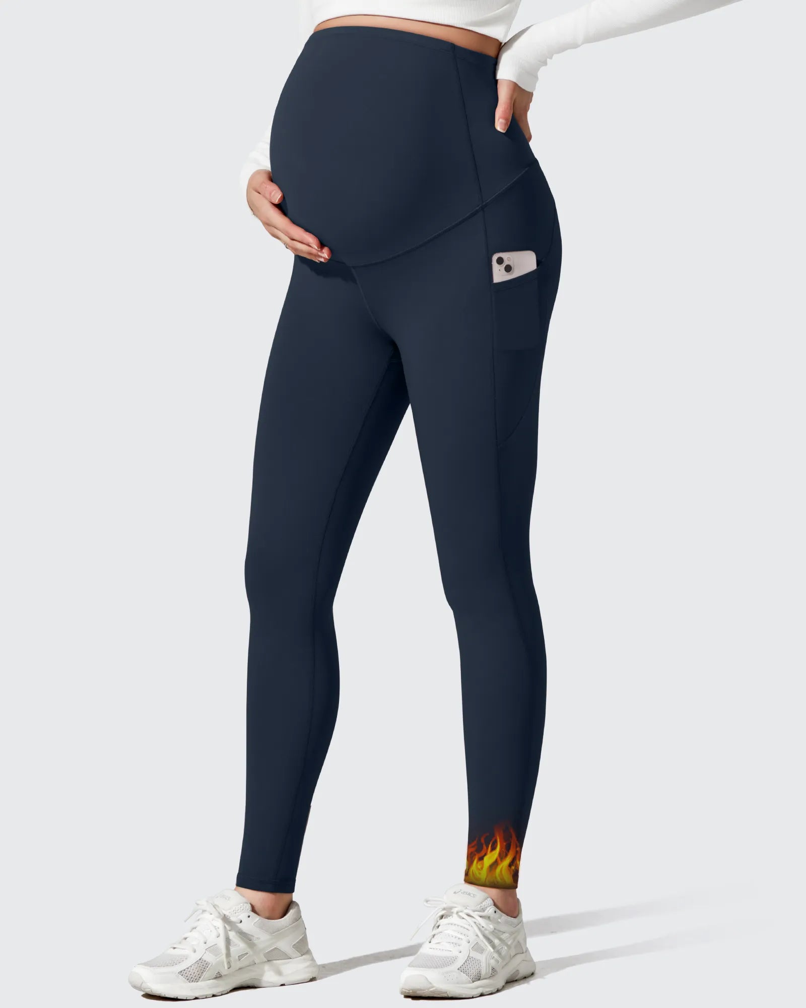 G4Free - Barefeel Fleece Lined Maternity Leggings -GF25AY634AA-S-GF25AY635AA-S-GF25AY636AA-S-GF25AY634AB-M-GF25AY635AB-M