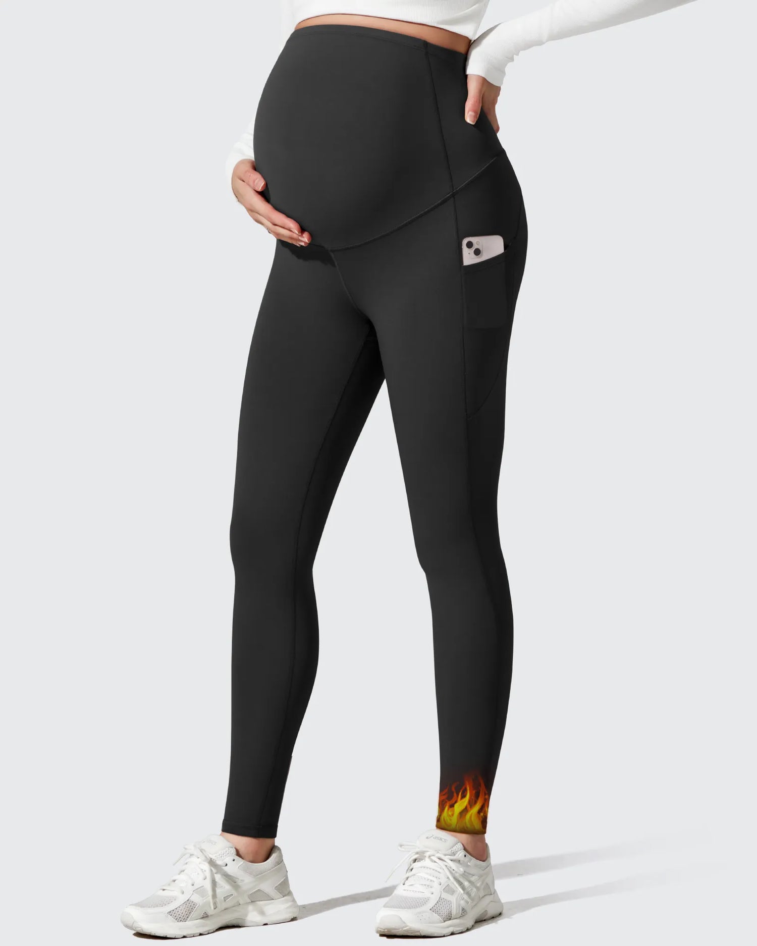 G4Free - Barefeel Fleece Lined Maternity Leggings -GF25AY634AA-S-GF25AY635AA-S-GF25AY636AA-S-GF25AY634AB-M-GF25AY635AB-M