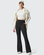 G4Free - Barefeel Fleece Lined Pockets Flare Yoga Pants -GF25A631EA-S-GF25A632DA-S-GF25A633EA-S-GF25A631EB-M-GF25A632DB-M