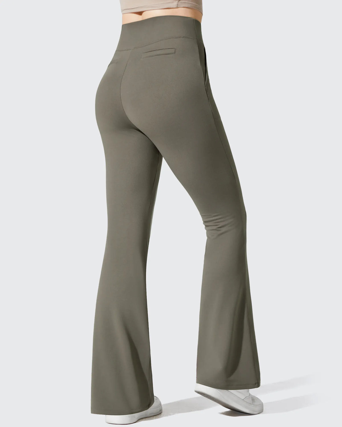 G4Free - Barefeel Fleece Lined Pockets Flare Yoga Pants -GF25A631EA-S-GF25A632DA-S-GF25A633EA-S-GF25A631EB-M-GF25A632DB-M