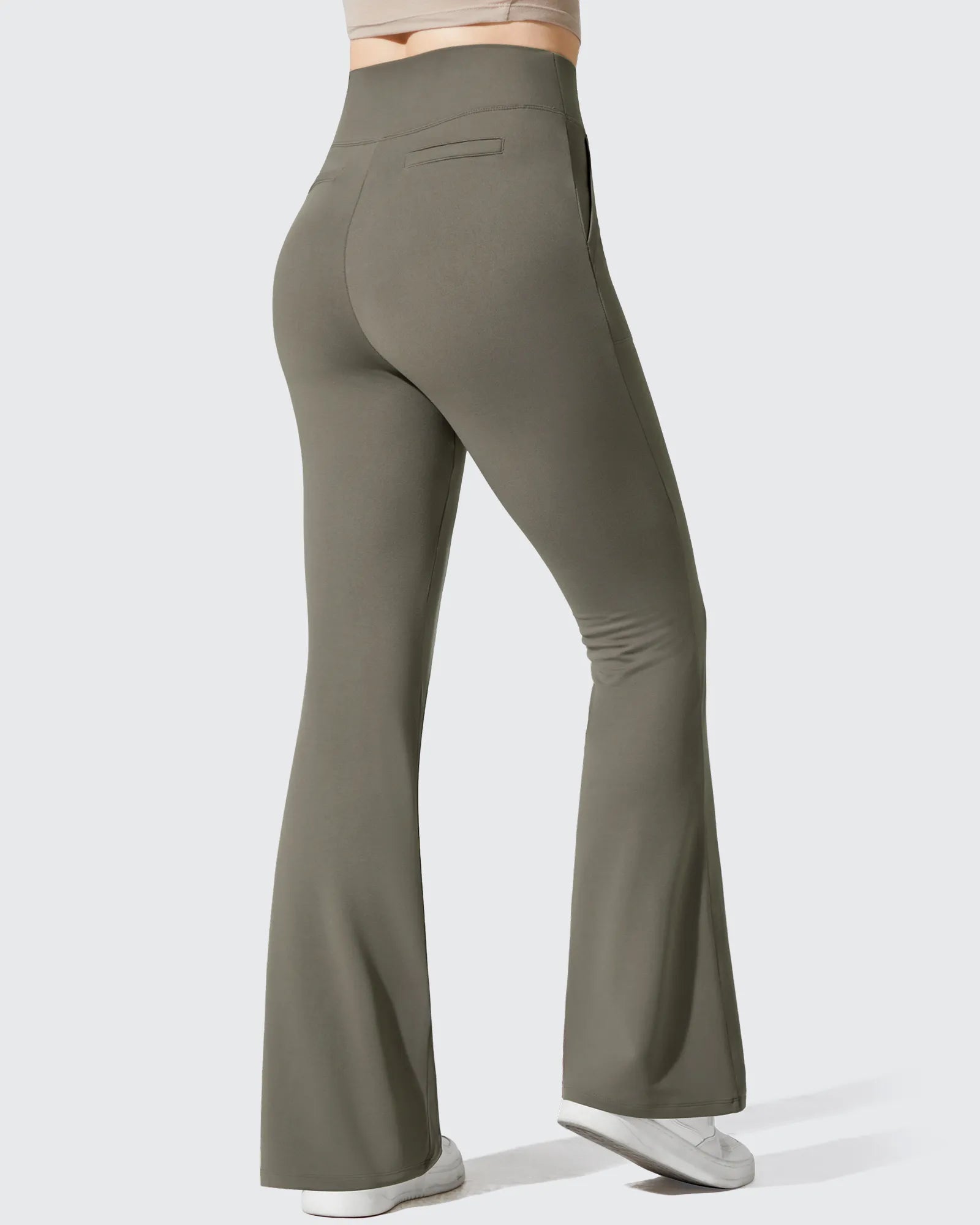 G4Free - Barefeel Fleece Lined Pockets Flare Yoga Pants -GF25A631EA-S-GF25A632DA-S-GF25A633EA-S-GF25A631EB-M-GF25A632DB-M