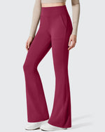 G4Free - Barefeel Fleece Lined Pockets Flare Yoga Pants -GF25A631EA-S-GF25A632DA-S-GF25A633EA-S-GF25A631EB-M-GF25A632DB-M