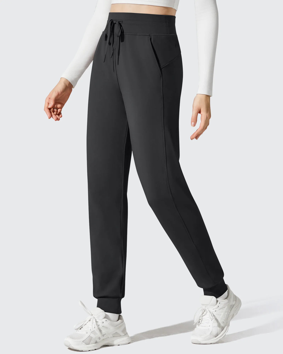 G4Free - Barefeel Fleece Lined Tapered Leg Drawstring Joggers -GF25D716AA-S-GF25D717AA-S-GF25D718AA-S-GF25D716AB-M-GF25D717AB-M