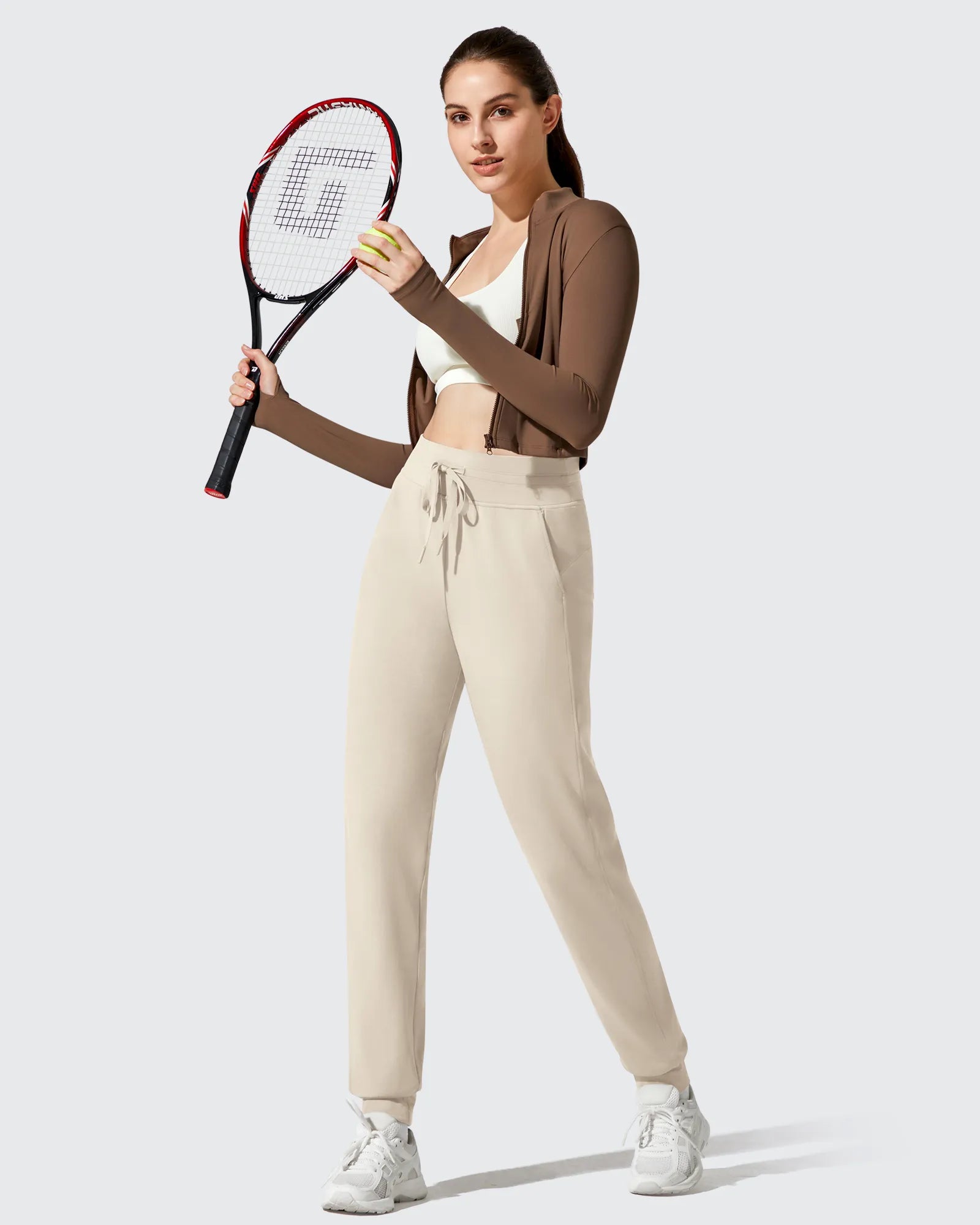 G4Free - Barefeel Fleece Lined Tapered Leg Drawstring Joggers -GF25D716AA-S-GF25D717AA-S-GF25D718AA-S-GF25D716AB-M-GF25D717AB-M