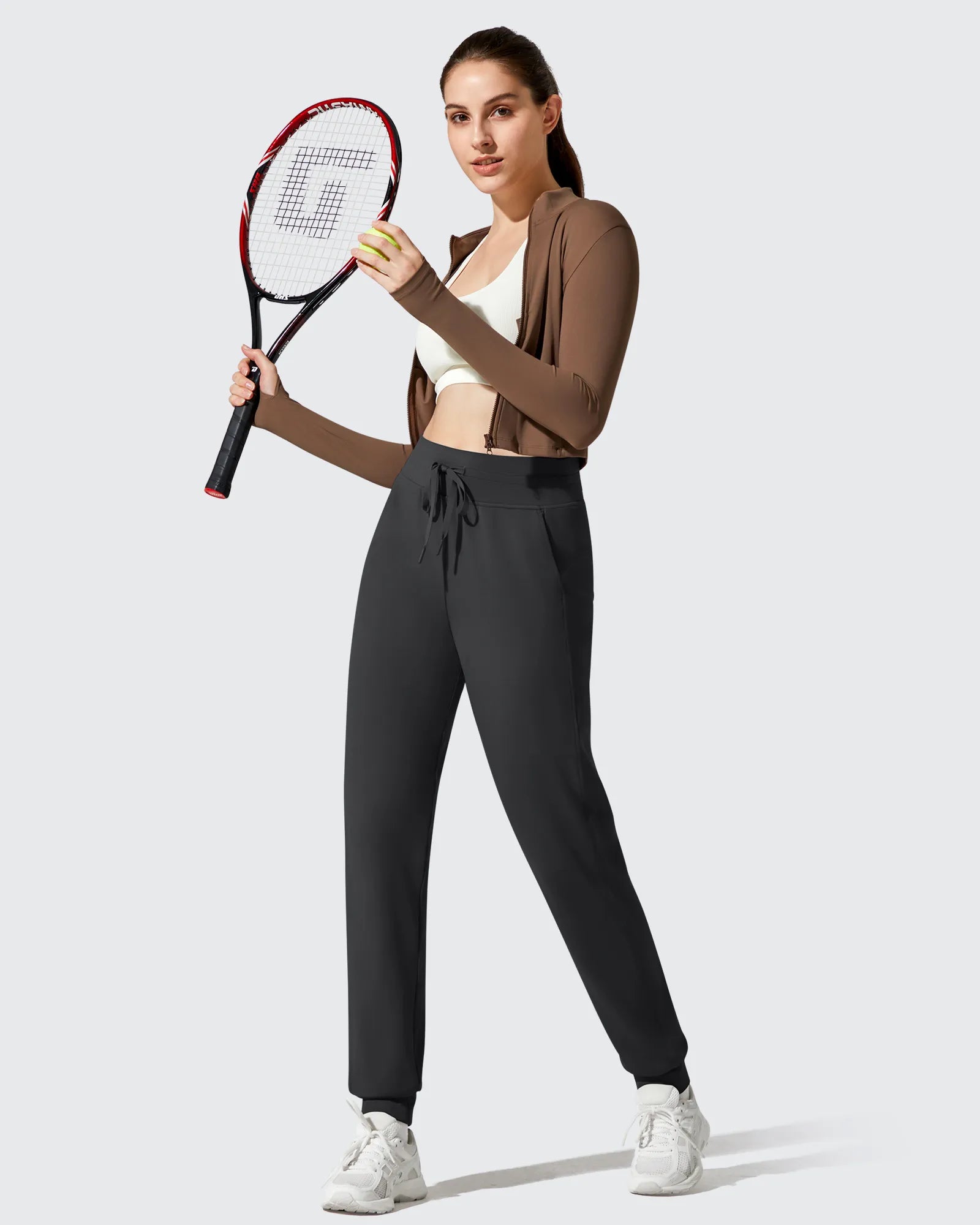 G4Free - Barefeel Fleece Lined Tapered Leg Drawstring Joggers -GF25D716AA-S-GF25D717AA-S-GF25D718AA-S-GF25D716AB-M-GF25D717AB-M