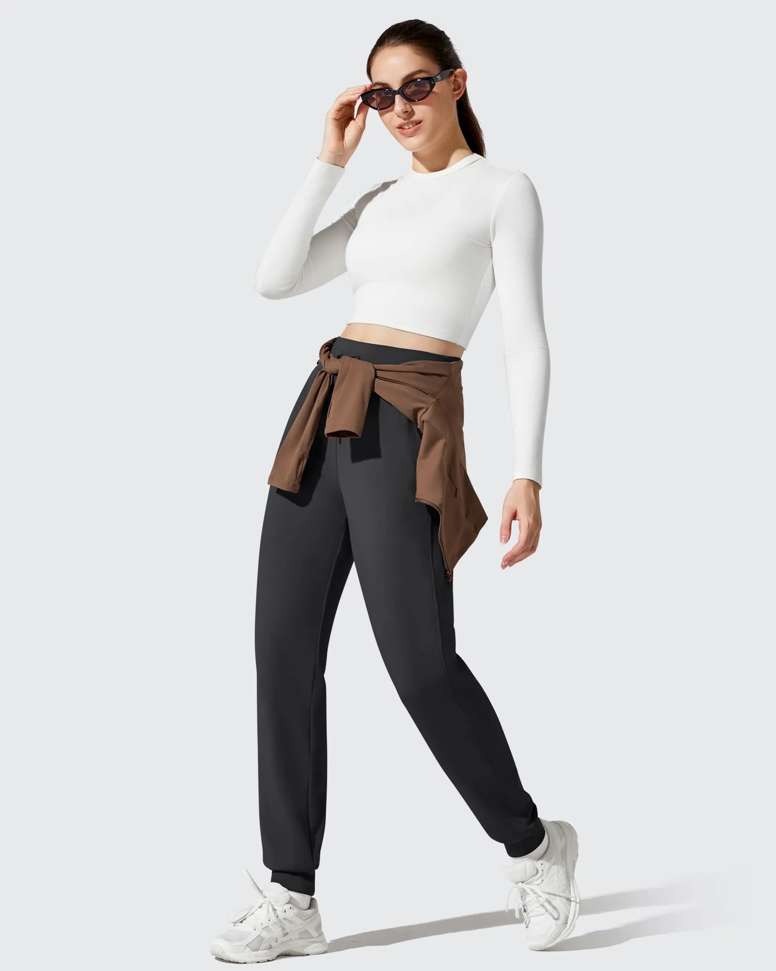 G4Free - Barefeel Fleece Lined Tapered Leg Drawstring Joggers -GF25D716AA-S-GF25D717AA-S-GF25D718AA-S-GF25D716AB-M-GF25D717AB-M