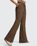 G4Free - Breezeline Flare Pockets High Waist Drawstring Leggings -GF25A666AA-S-GF25A667AA-S-GF25A668AA-S-GF25A666AB-M-GF25A667AB-M