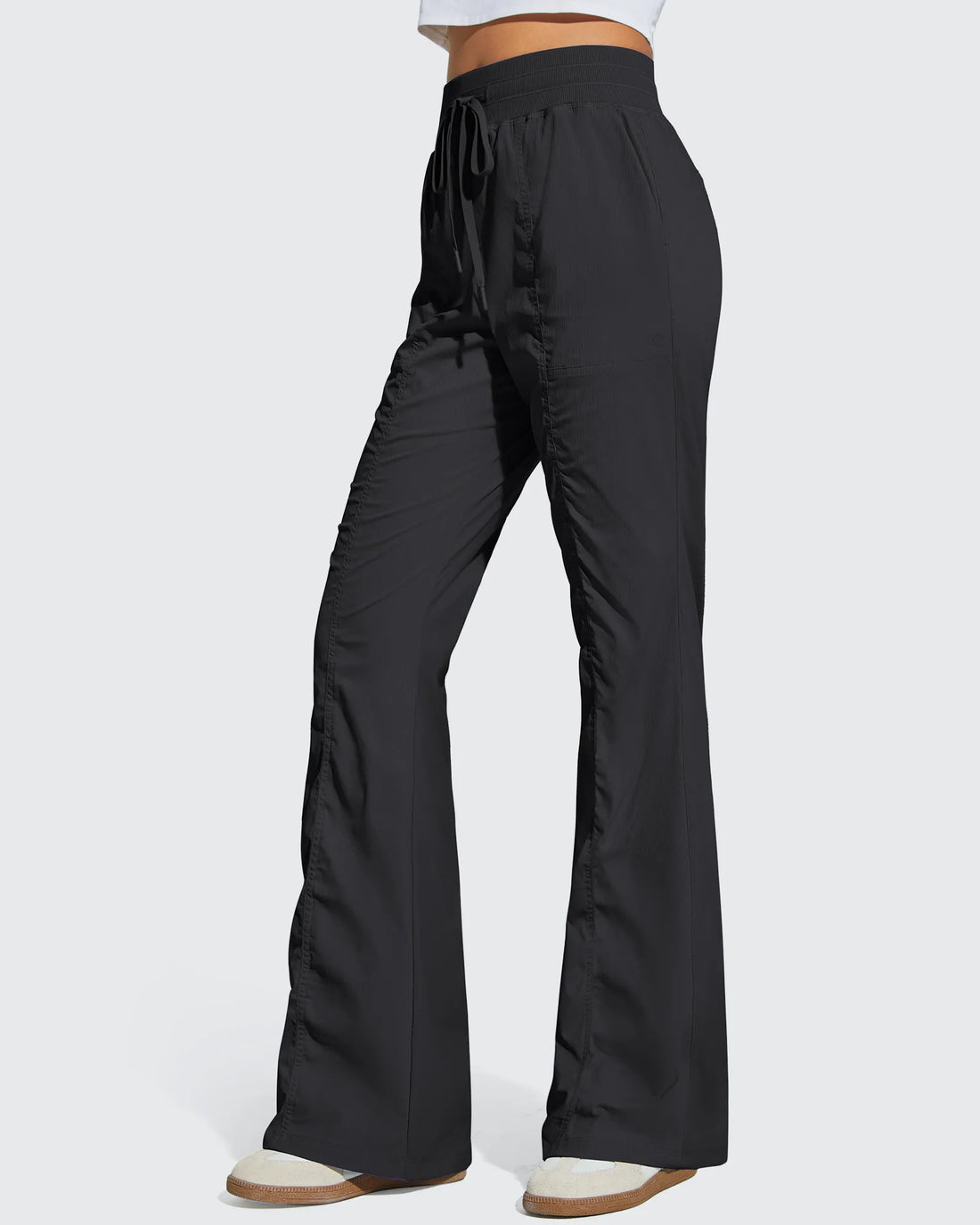 G4Free - Breezeline Flare Pockets High Waist Drawstring Leggings -GF25A666AA-S-GF25A667AA-S-GF25A668AA-S-GF25A666AB-M-GF25A667AB-M