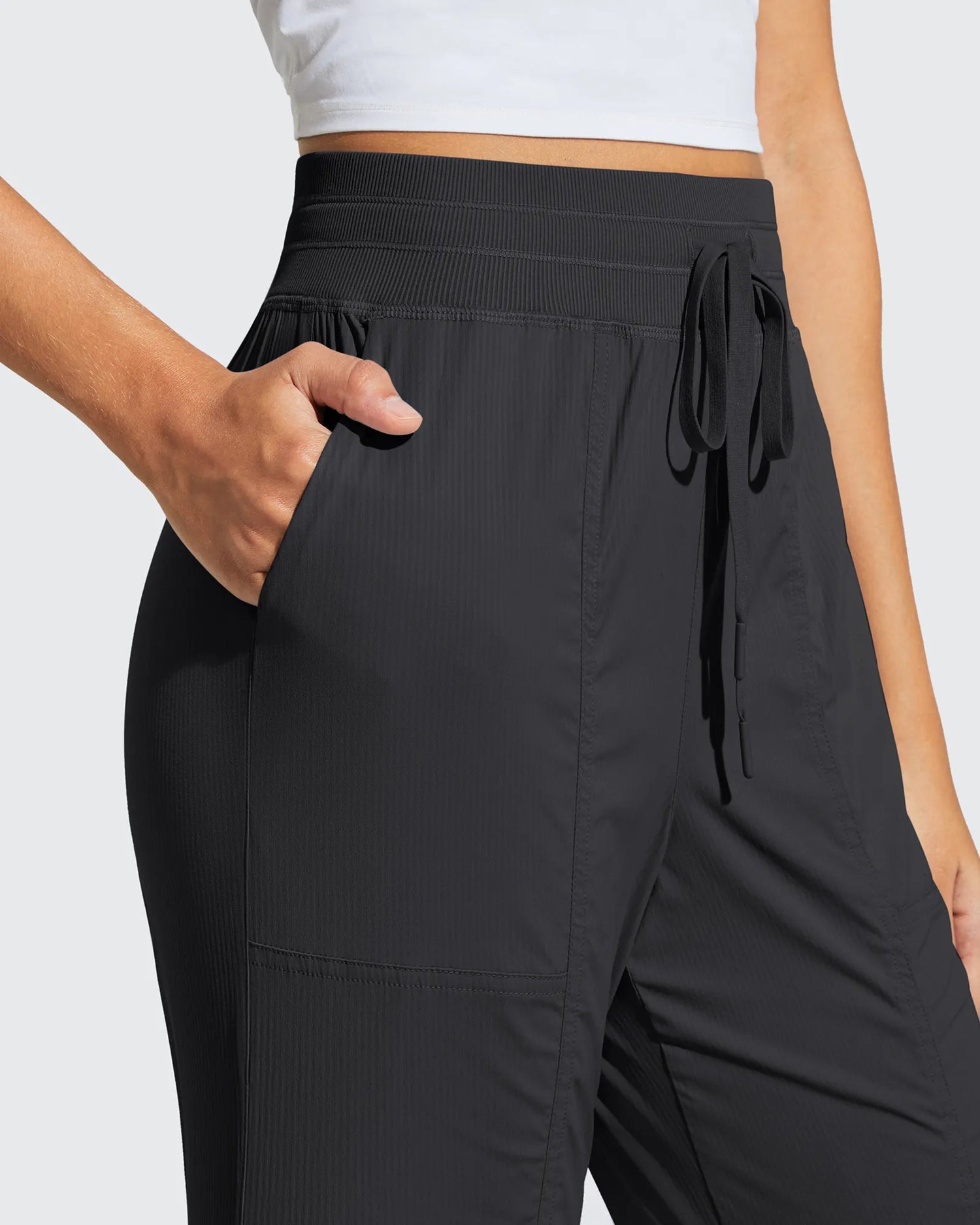 G4Free - Breezeline Flare Pockets High Waist Drawstring Leggings -GF25A666AA-S-GF25A667AA-S-GF25A668AA-S-GF25A666AB-M-GF25A667AB-M