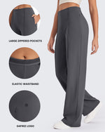 G4Free - Business Front Pleats Wide Leg Pants -GF24J276AA-S-GF24J277AA-S-GF24J278AA-S-GF24J276AB-M-GF24J277AB-M