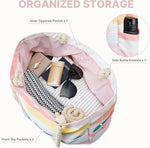 G4Free - Canvas Waterproof Sandproof Large Beach Tote Bags -TN25B597A-TN25B597B-TN25B597C