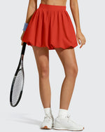 G4Free - Chillwhisp Bubble Ruffled Hem Inner Shorts Tennis Skirts 14'' -GF26H796B005F-XS