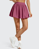 G4Free - Chillwhisp Bubble Ruffled Hem Inner Shorts Tennis Skirts 14'' -GF26H796B005F-XS-GF26H796B005A-S-GF26H796B005B-M-GF26H796B005C-L-GF26H796B005D-XL