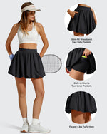 G4Free - Chillwhisp Bubble Ruffled Hem Inner Shorts Tennis Skirts 14'' -GF26H796B005F-XS-GF26H796B005A-S-GF26H796B005B-M-GF26H796B005C-L-GF26H796B005D-XL