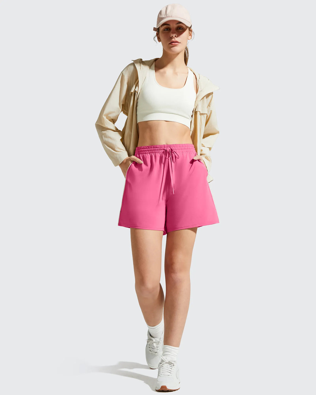 G4Free - Chillwhisp Built-in Shorts Split Running Shorts 3'' -GF26E646A001F-XS-GF26E646A001A-S-GF26E646A001B-M-GF26E646A001C-L-GF26E646A001D-XL