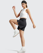 G4Free - Chillwhisp Built-in Shorts Split Running Shorts 3'' -GF26E646A001F-XS-GF26E646A001A-S-GF26E646A001B-M-GF26E646A001C-L-GF26E646A001D-XL