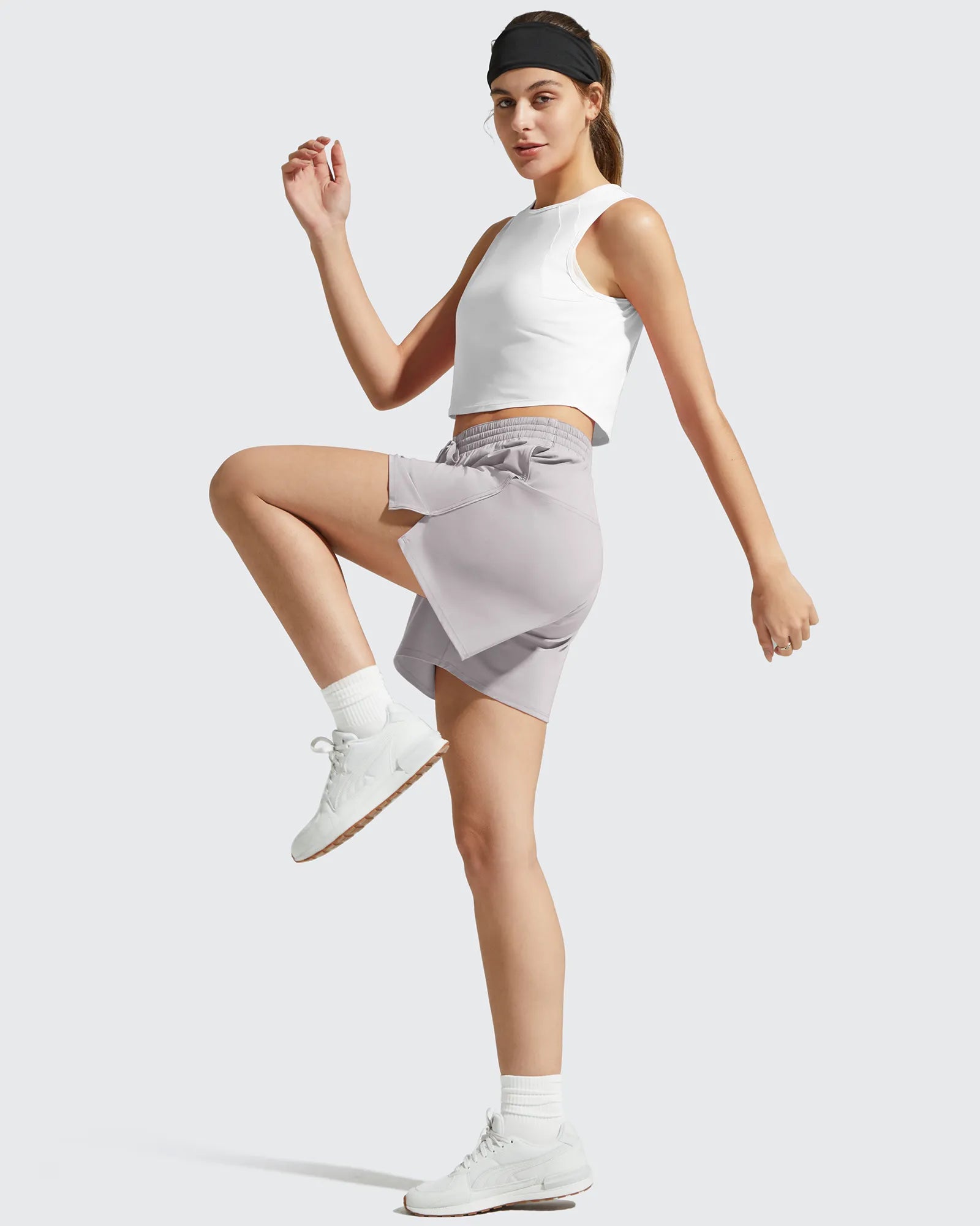 G4Free - Chillwhisp Built-in Shorts Split Running Shorts 3'' -GF26E646A001F-XS-GF26E646A001A-S-GF26E646A001B-M-GF26E646A001C-L-GF26E646A001D-XL