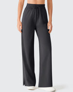 G4Free - Chillwhisp Drawstring Side Slit Flowy Palazzo Wide Leg Pants -GF26J855A001A-S-GF26J856A001A-S-GF26J857A001A-S-GF26J855A001B-M-GF26J856A001B-M