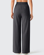 G4Free - Chillwhisp Drawstring Side Slit Flowy Palazzo Wide Leg Pants -GF26J855A001A-S-GF26J856A001A-S-GF26J857A001A-S-GF26J855A001B-M-GF26J856A001B-M