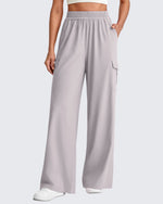 G4Free - Chillwhisp High Waisted Wide Leg Cargo Pants -GF25J437AA-S