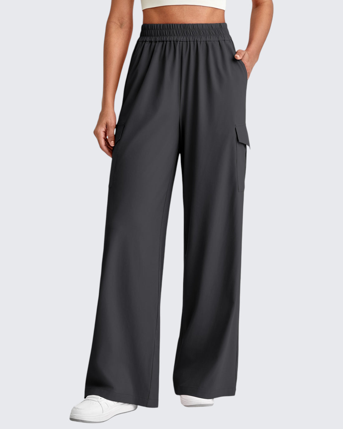 G4Free - Chillwhisp High Waisted Wide Leg Cargo Pants -GF25J437AA-S-GF25J438AA-S-GF25J439AA-S-GF25J437AB-M-GF25J438AB-M