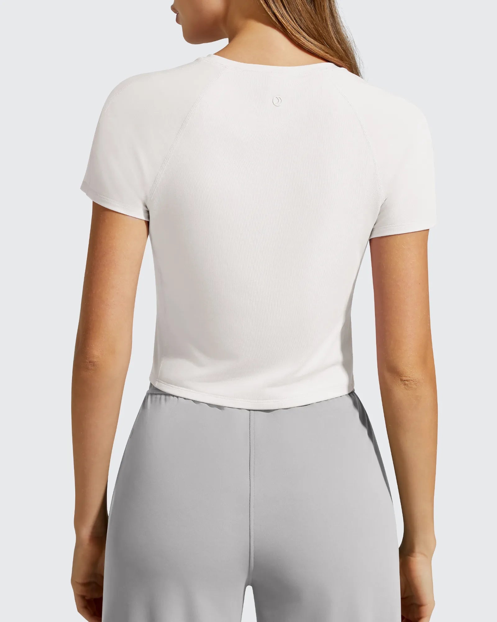 G4Free - Cropped Crewneck Relaxed Fit Short Sleeve Tops -GF26K885A001A-S-GF26K885A001B-M-GF26K885A001C-L-GF26K885A001D-XL-GF26K885A001E-XXL