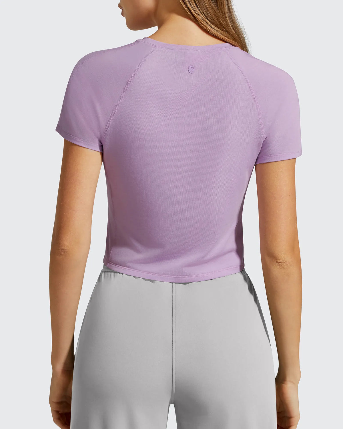 G4Free - Cropped Crewneck Relaxed Fit Short Sleeve Tops -GF26K885A001A-S-GF26K885A001B-M-GF26K885A001C-L-GF26K885A001D-XL-GF26K885A001E-XXL