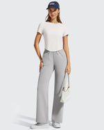 G4Free - Cropped Crewneck Relaxed Fit Short Sleeve Tops -GF26K885A001A-S-GF26K885A001B-M-GF26K885A001C-L-GF26K885A001D-XL-GF26K885A001E-XXL