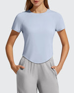 G4Free - Cropped Crewneck Relaxed Fit Short Sleeve Tops -GF26K885A001A-S-GF26K885A001B-M-GF26K885A001C-L-GF26K885A001D-XL-GF26K885A001E-XXL