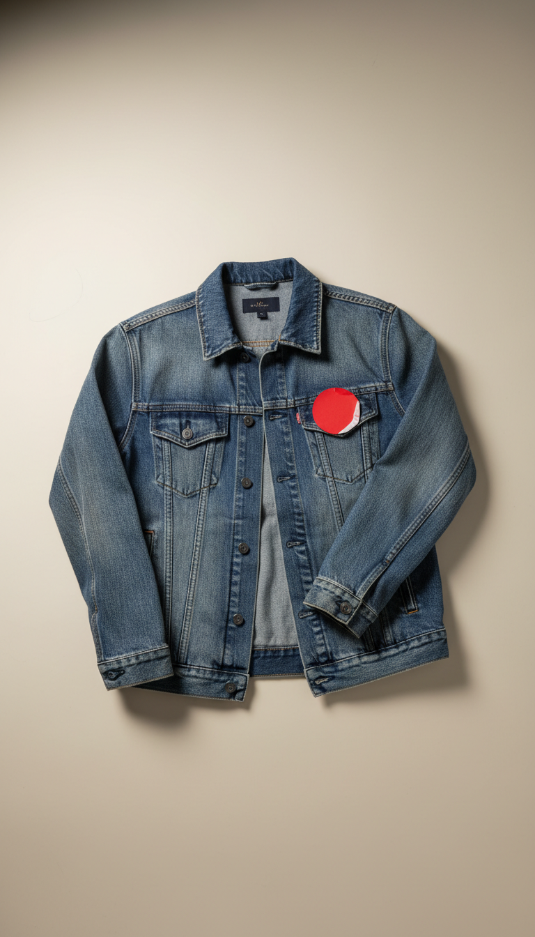 G4Free - Denim Jacket With Hidden Pockets -