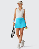 G4Free - Drawstring Curved Hem Inner Shorts Ball Pocket Skorts 15" -GF26H815G012F-XS-GF26H815G012A-S-GF26H815G012B-M-GF26H815G012C-L-GF26H815G012D-XL