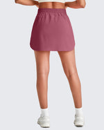 G4Free - Elastic High Waisted A Line Golf Skirts -GF25H406AA-S-GF25H406AB-M-GF25H406AC-L-GF25H406AD-XL-GF25H406AE-XXL