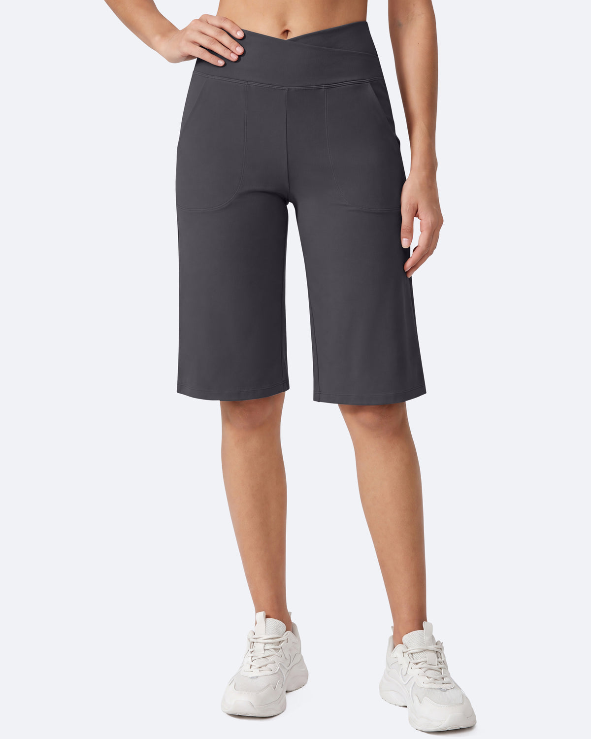 G4Free - EverGoing 14" Knee Length Capri Pants Summer -GF24J195AF-XS