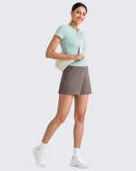 G4Free - EverGoing Athletic Shorts Elastic Waist Running Shorts -GF25E357AA-S-GF25E357AB-M-GF25E357AC-L-GF25E357AD-XL-GF25E357AE-XXL