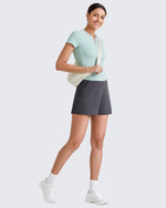 G4Free - EverGoing Athletic Shorts Elastic Waist Running Shorts -GF25E357AA-S-GF25E357AB-M-GF25E357AC-L-GF25E357AD-XL-GF25E357AE-XXL