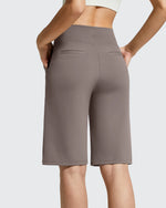 G4Free - EverGoing Bermuda Pockets Knee Length Shorts 10" -GF26E795F001A-S-GF26E795F001B-M-GF26E795F001C-L-GF26E795F001D-XL-GF26E795F001E-XXL