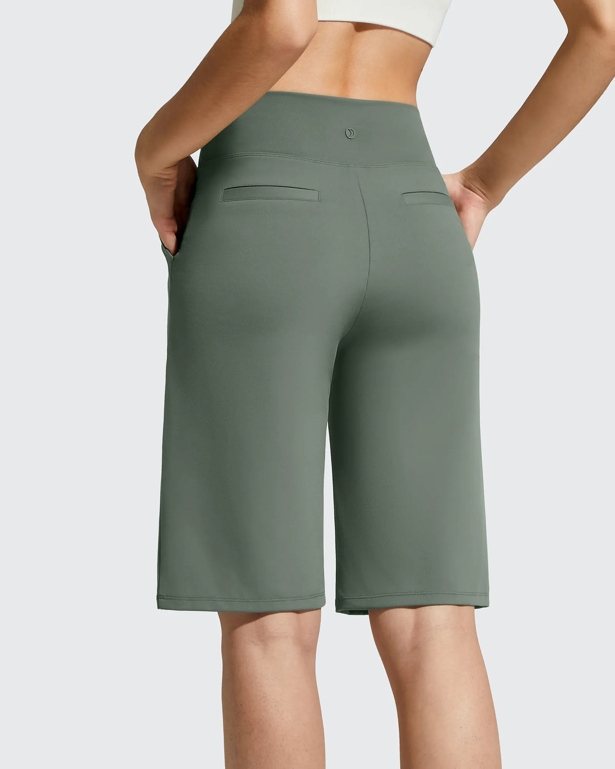 G4Free - EverGoing Bermuda Pockets Knee Length Shorts 10" -GF26E795F001A-S-GF26E795F001B-M-GF26E795F001C-L-GF26E795F001D-XL-GF26E795F001E-XXL