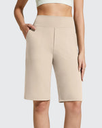 G4Free - EverGoing Bermuda Pockets Knee Length Shorts 10" -GF26E795F001A-S-GF26E795F001B-M-GF26E795F001C-L-GF26E795F001D-XL-GF26E795F001E-XXL