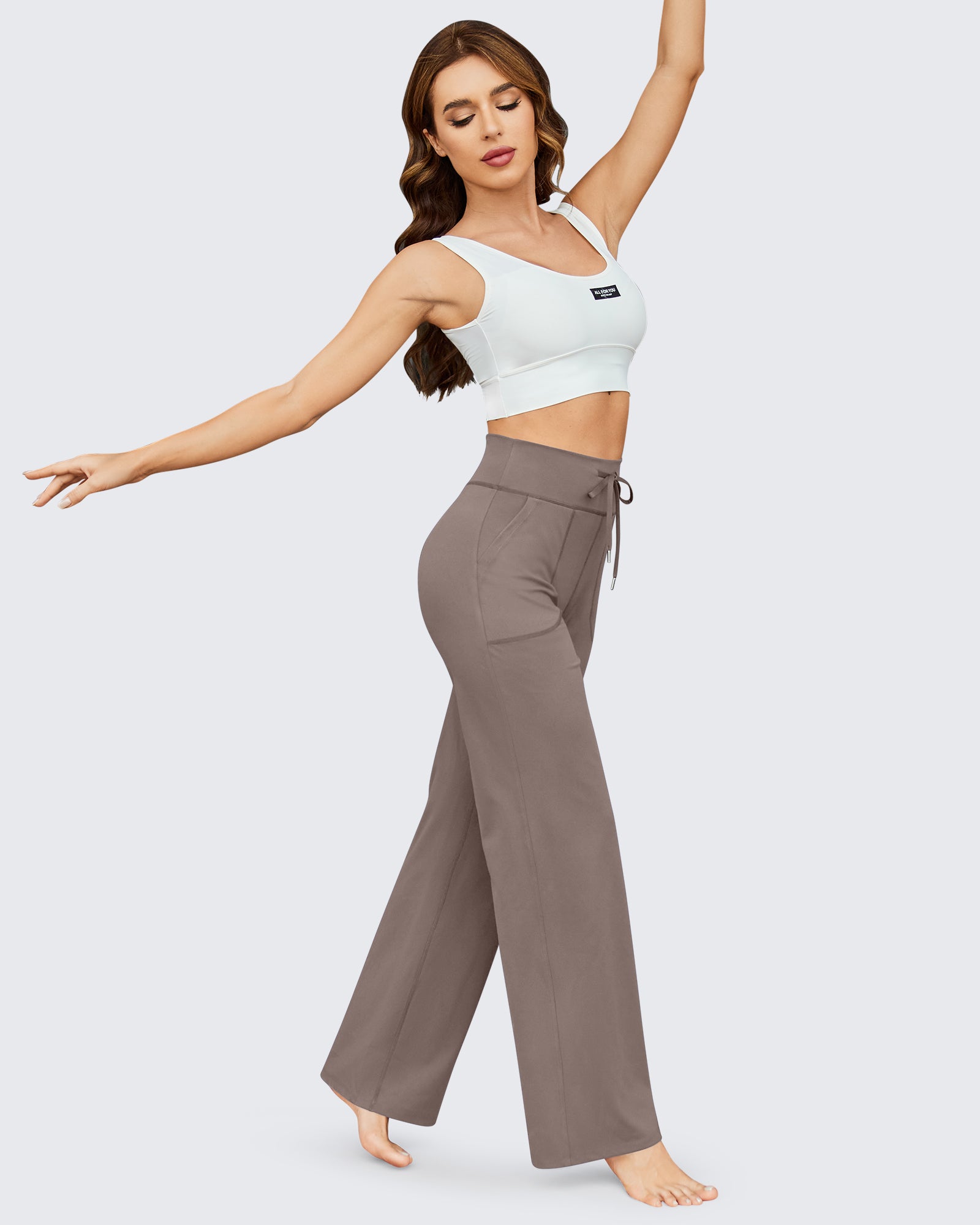 G4Free - EverGoing Business Casual High-Waist Wide Leg Pants 29 -GF23J189AF-XS-GF23J189AA-S-GF23J189AB-M-GF23J189AC-L-GF23J189AD-XL