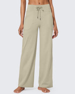 G4Free - EverGoing Business Casual High-Waist Wide Leg Pants Petite -GF23J189JF-XS