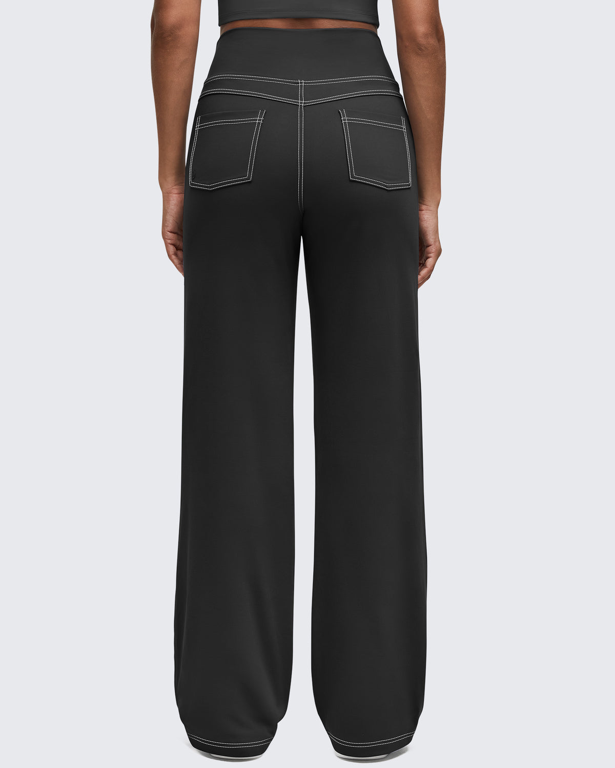 G4Free - EverGoing Contrast Stitch High-Waist Wide Leg Pants -GF25J581AA-S-GF25J582AA-S-GF25J583AA-S-GF25J581AB-M-GF25J582AB-M