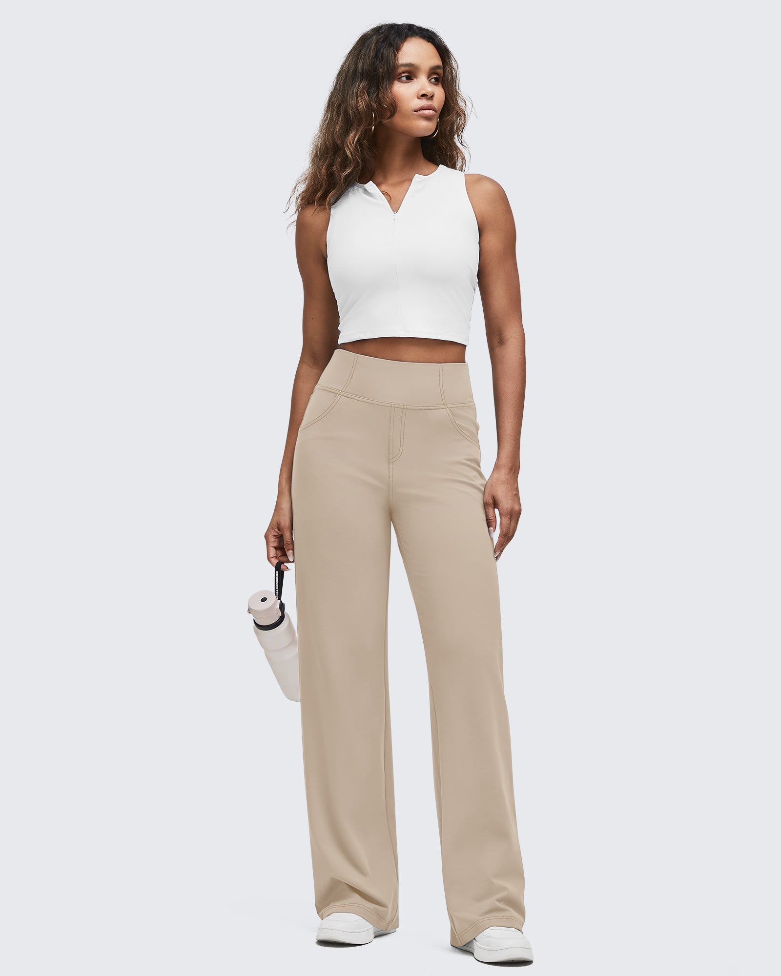 G4Free - EverGoing Contrast Stitch High-Waist Wide Leg Pants -GF25J581AA-S-GF25J582AA-S-GF25J583AA-S-GF25J581AB-M-GF25J582AB-M