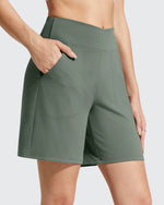 G4Free - EverGoing Cross Waist Pockets Athletic Shorts 6'' -GF26E784A001F-XS-GF26E784A001A-S-GF26E784A001B-M-GF26E784A001C-L-GF26E784A001D-XL