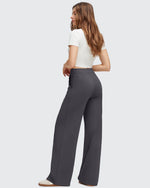 G4Free - EverGoing Flap Pockets Wide Leg Dressy Pants -GF25J640AA-S-GF25J641AA-S-GF25J642AA-S-GF25J640AB-M-GF25J641AB-M