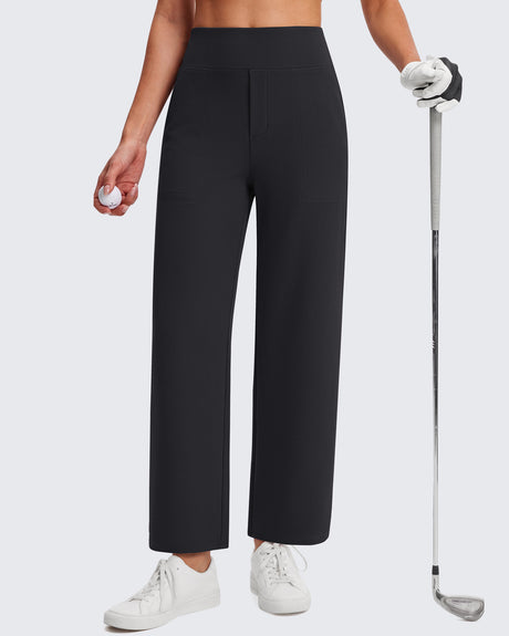 G4Free - EverGoing Fleece Lined Ankle Golf Pants -GF26J1181A001F-XS
