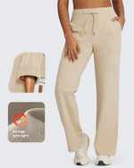 G4Free - EverGoing Fleece Lined High-Waist Drawstring Pants -GF24J215AA-S-GF24J216AA-S-GF24J217AA-S-GF24J215AB-M-GF24J216AB-M