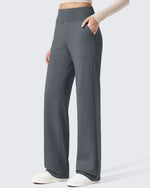 G4Free - EverGoing Fleece Lined High-Waisted Dressy Pants -GF24J238AA-S