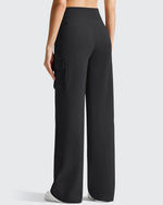 G4Free - EverGoing High-Waist 4 Pockets Wide Leg Cargo Pants -GF26J798A001A-S-GF26J799A001A-S-GF26J800A001A-S-GF26J798A001B-M-GF26J799A001B-M